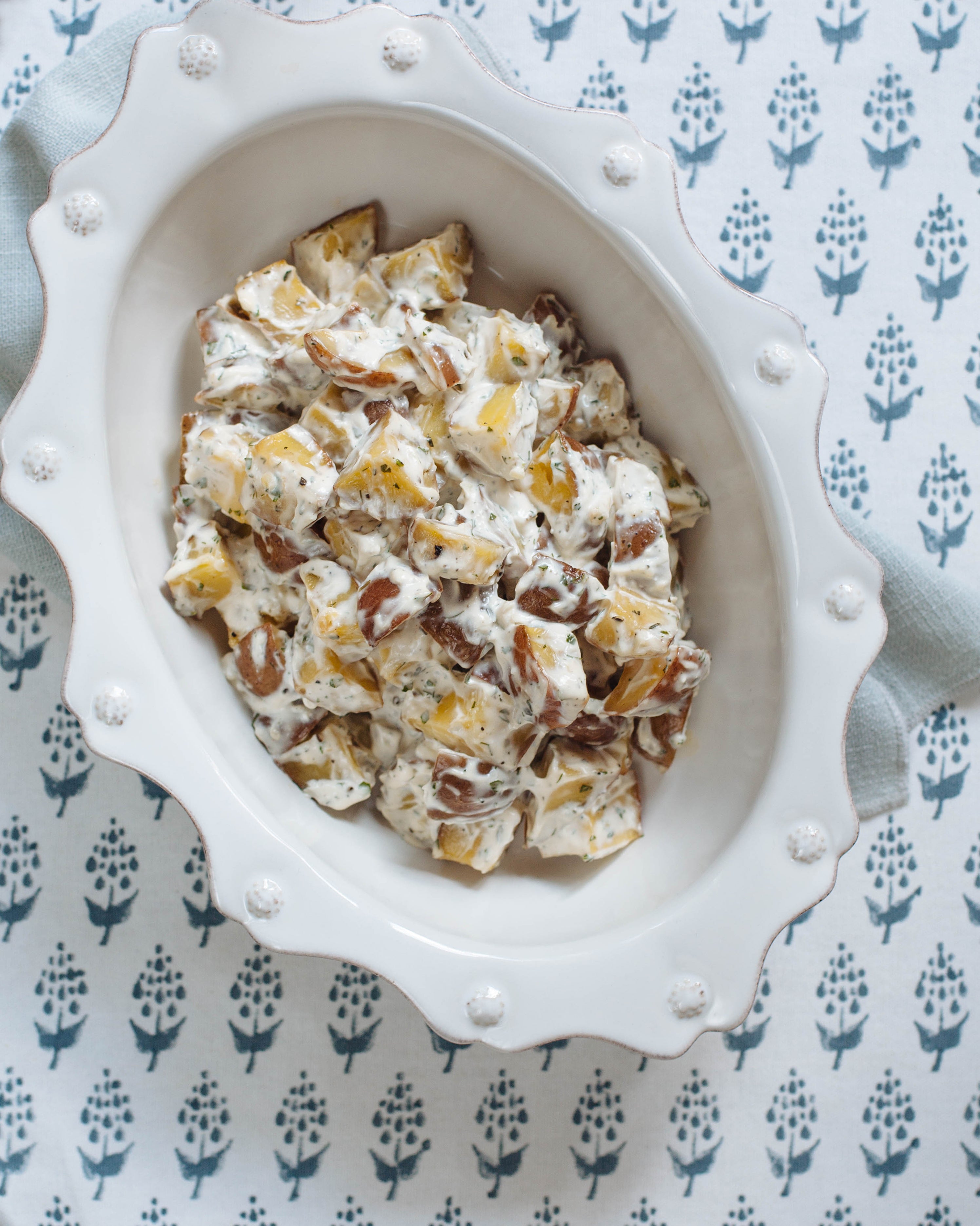 Roasted Potato Salad with Herb Dressing – Southern Baked Pie Company