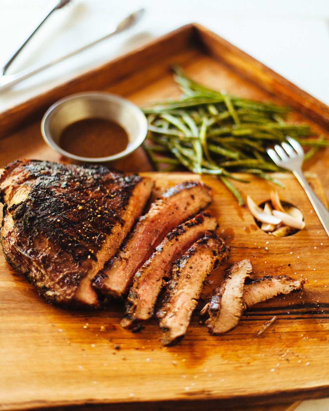 Bourbon-Marinated Flank Steak