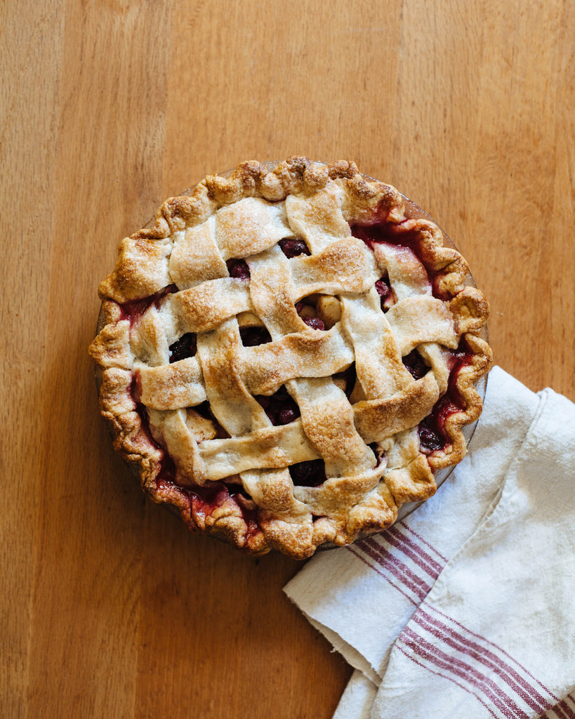 Garden & Gun Magazine Feature: Amanda's Cranberry Pear Pie