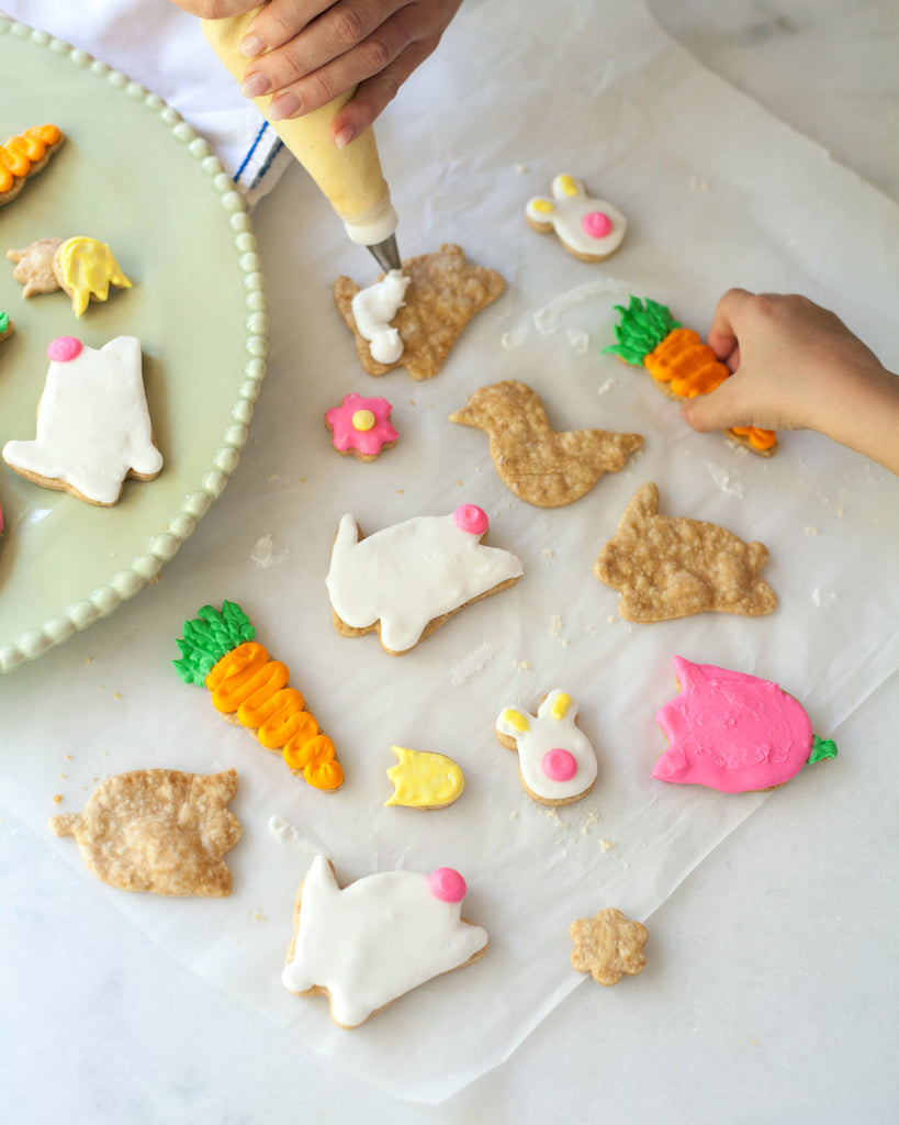 Easter Pie Cookies with Royal Icing