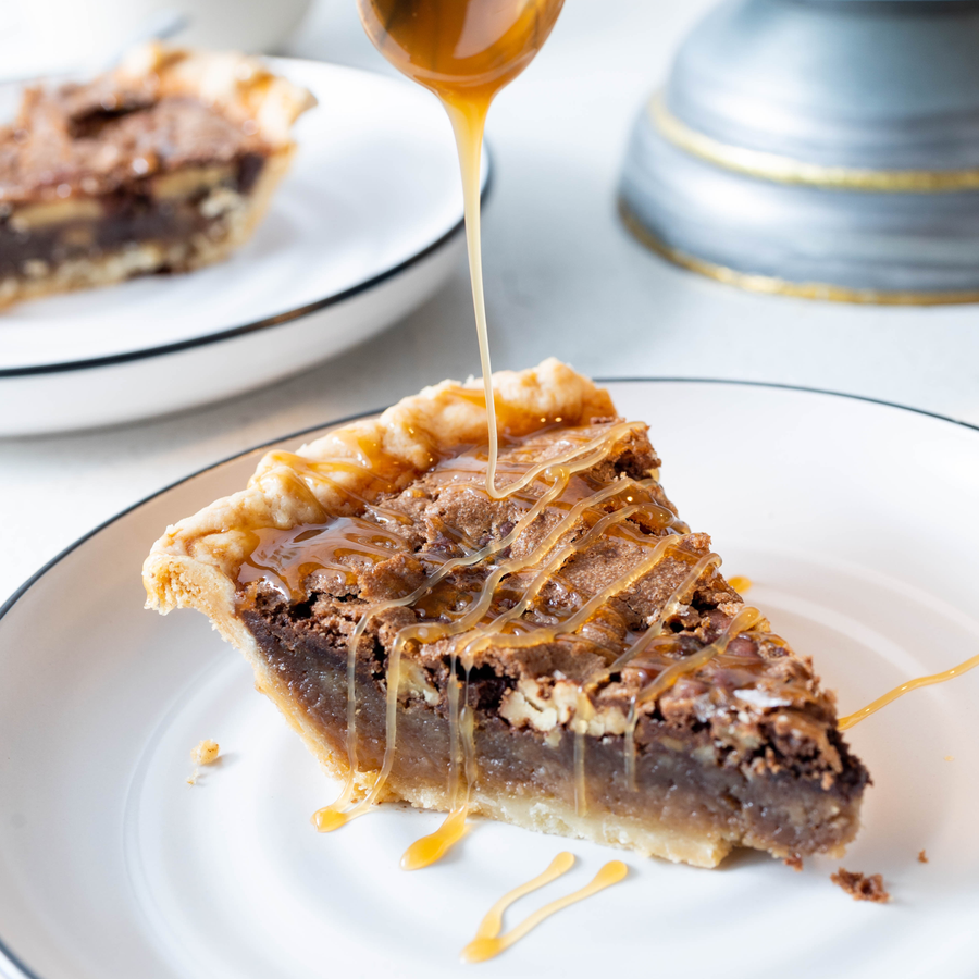 Salted Caramel Turtle Pie - Southern Baked Pie Company