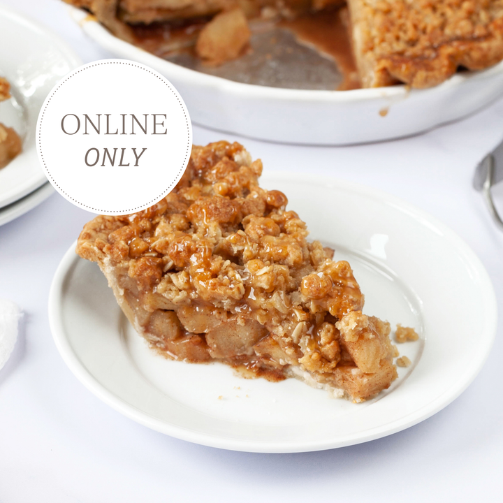 Salted Caramel Dutch Apple Pie