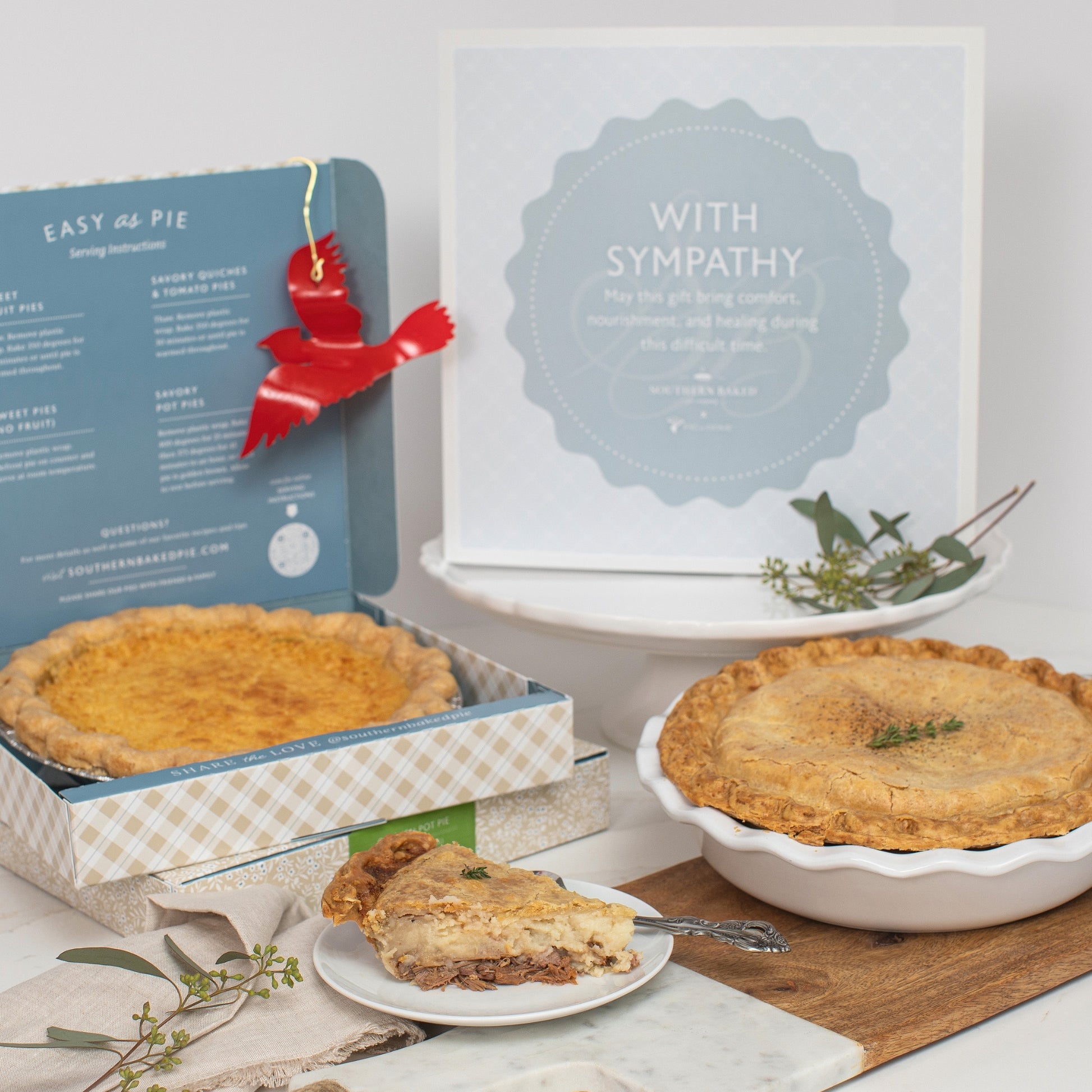 Sympathy Gift Box x Fig and Dove - Southern Baked Pie Company