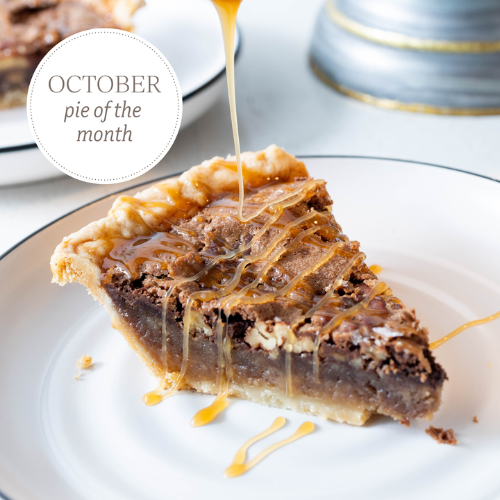 Salted Caramel Turtle Pie