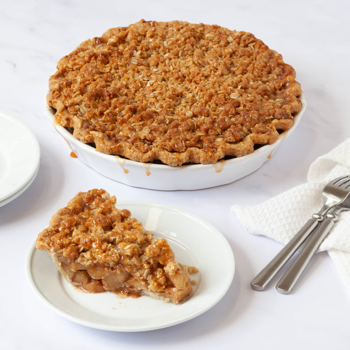Salted Caramel Dutch Apple Pie