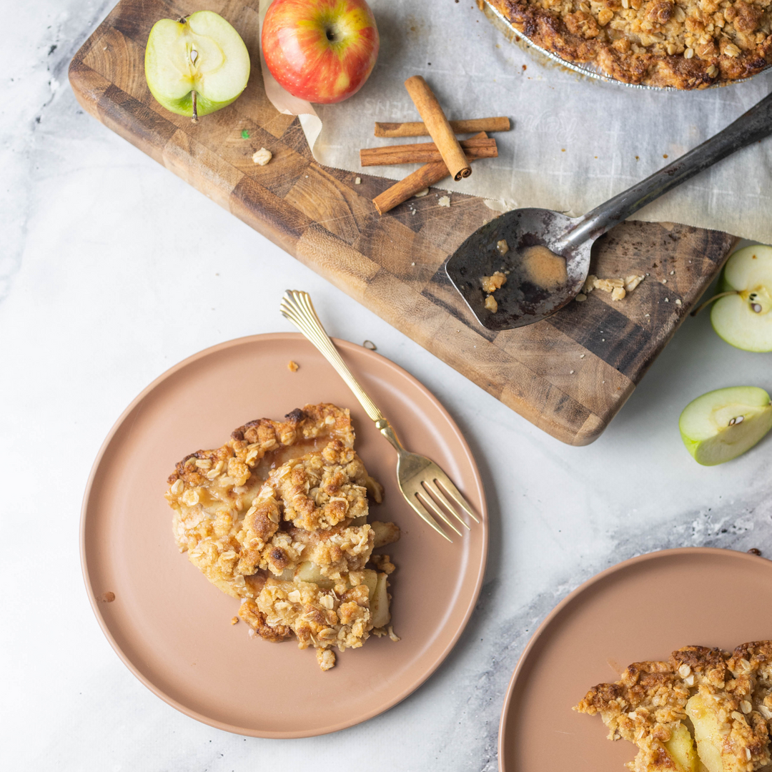 Salted Caramel Dutch Apple Pie