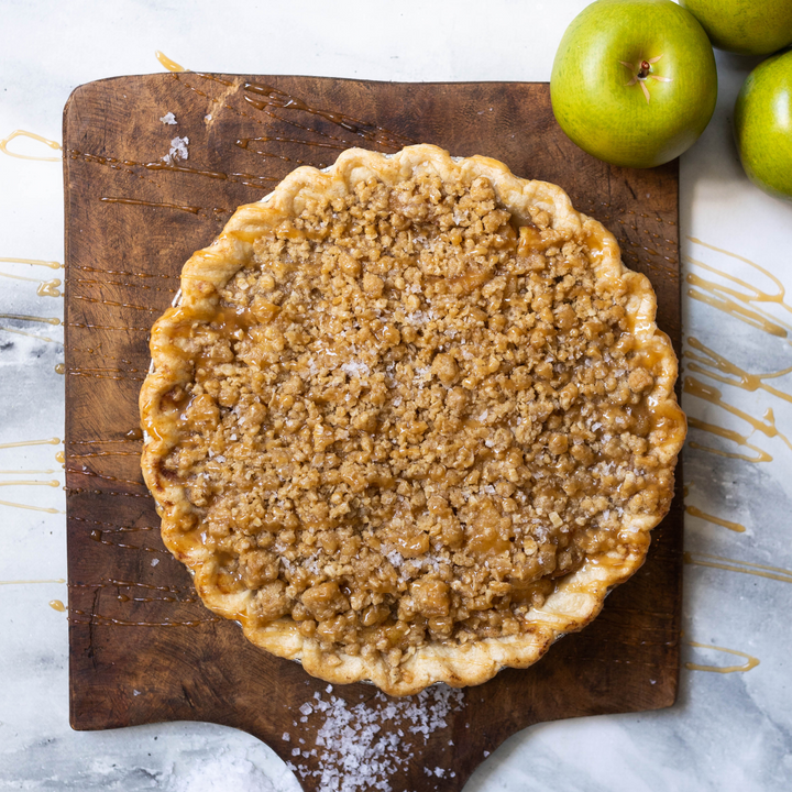 Salted Caramel Dutch Apple Pie